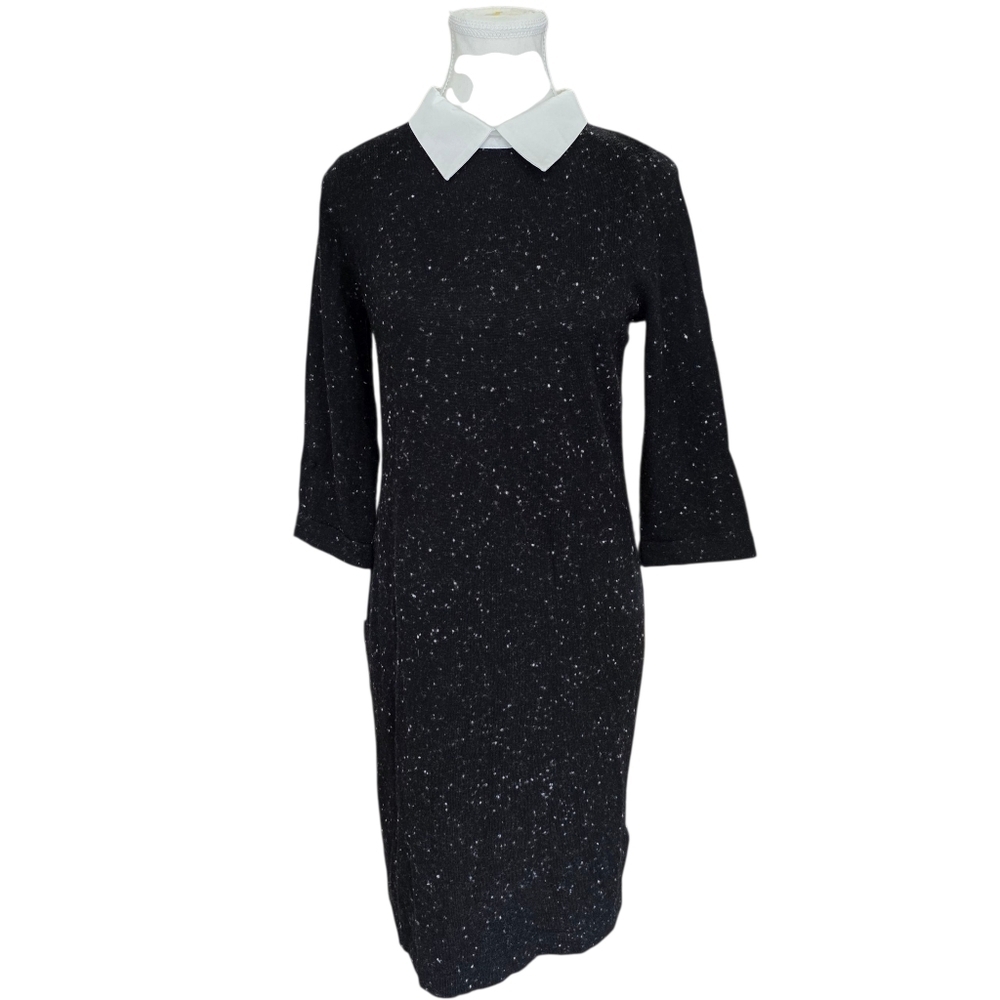 NWT Tahari Collared Long Sleeve Sweater Dress Size Small - Picture 4 of 9